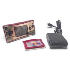 NINTENDO Gameboy Micro 20th Anniversary Console Charger w/Donkey Kong Game #490