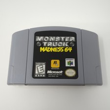 Microsoft Monster Truck Madness 64 Nintendo 64 Racing Multiplayer Cartridge