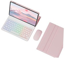 Keyboard Case for for Lenovo Tab M11 11 Inch TB330FU/TB330XU 2024 with Pink