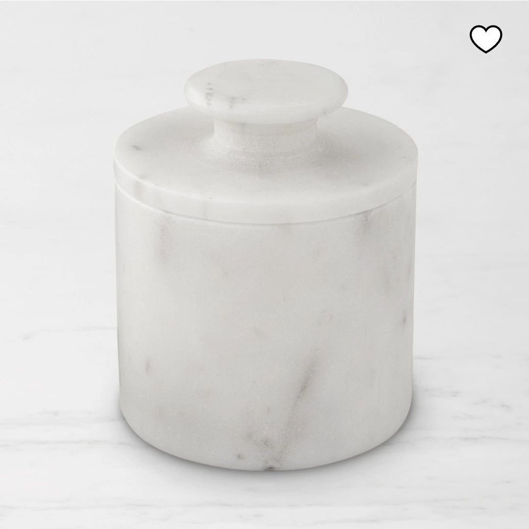 Williams Sonoma Marble Butter Keeper
