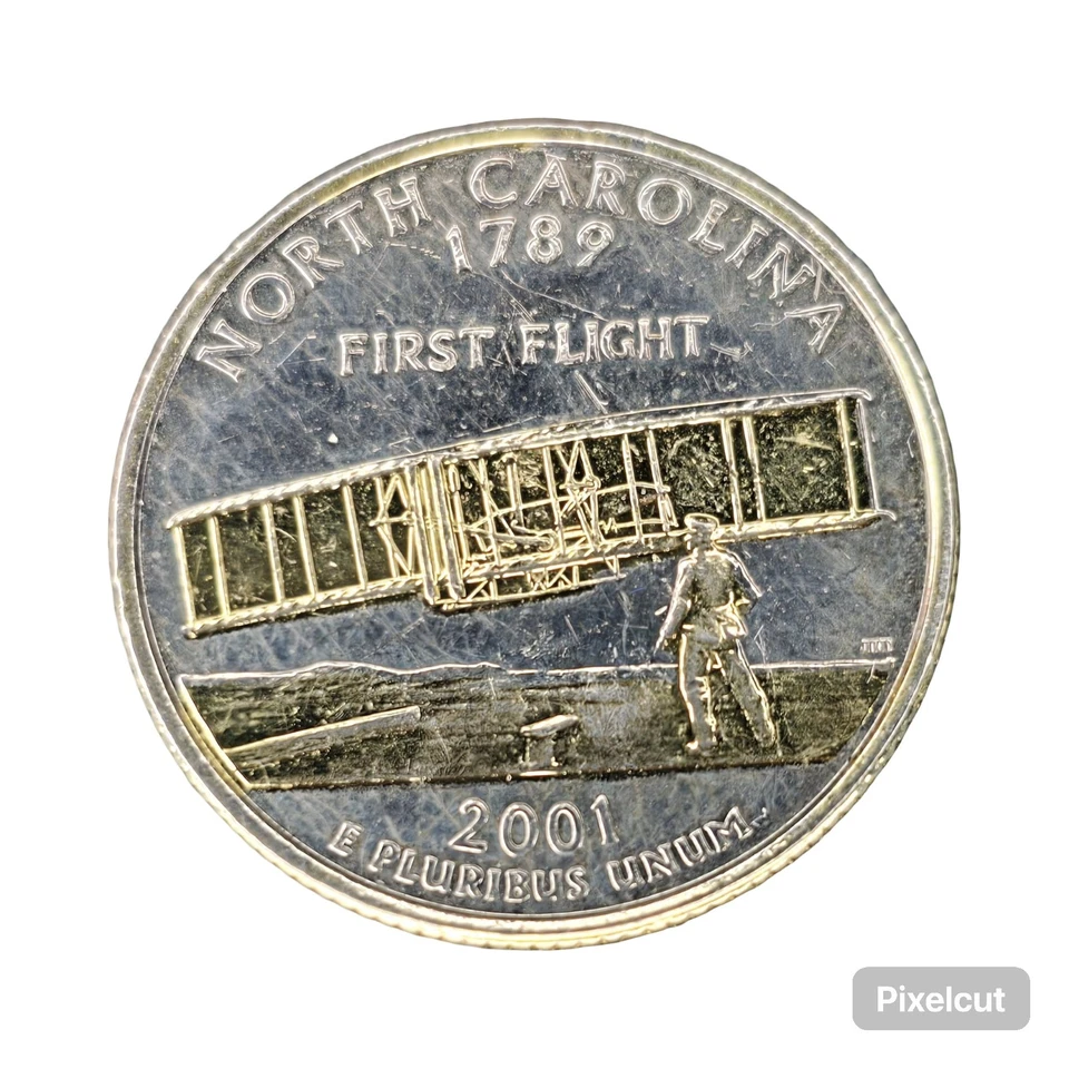 ERROR 2001 North Carolina State Quarter Coin - Image 2 of 4