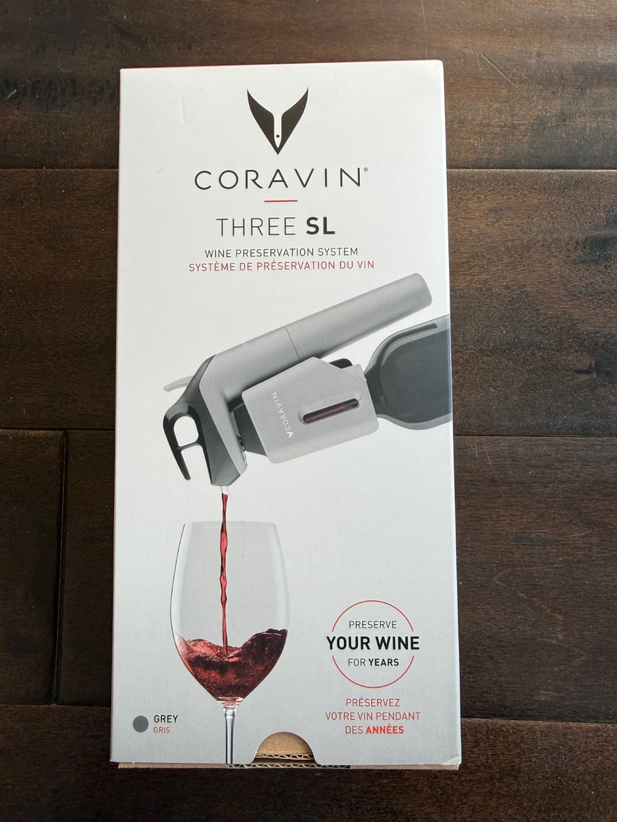 Coravin Timeless Three SL Wine Preservation System w/Argon Capsule