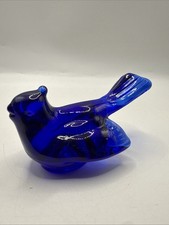 Mosser Glass Bluebird Figurine Decorative Bird
