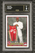 2003 Topps #221 Lebron James (Rookie Draft Pick #1) Cavaliers