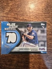 2021 Topps Update #MLM-IA Ian Anderson Major League Material Relics Black #/199