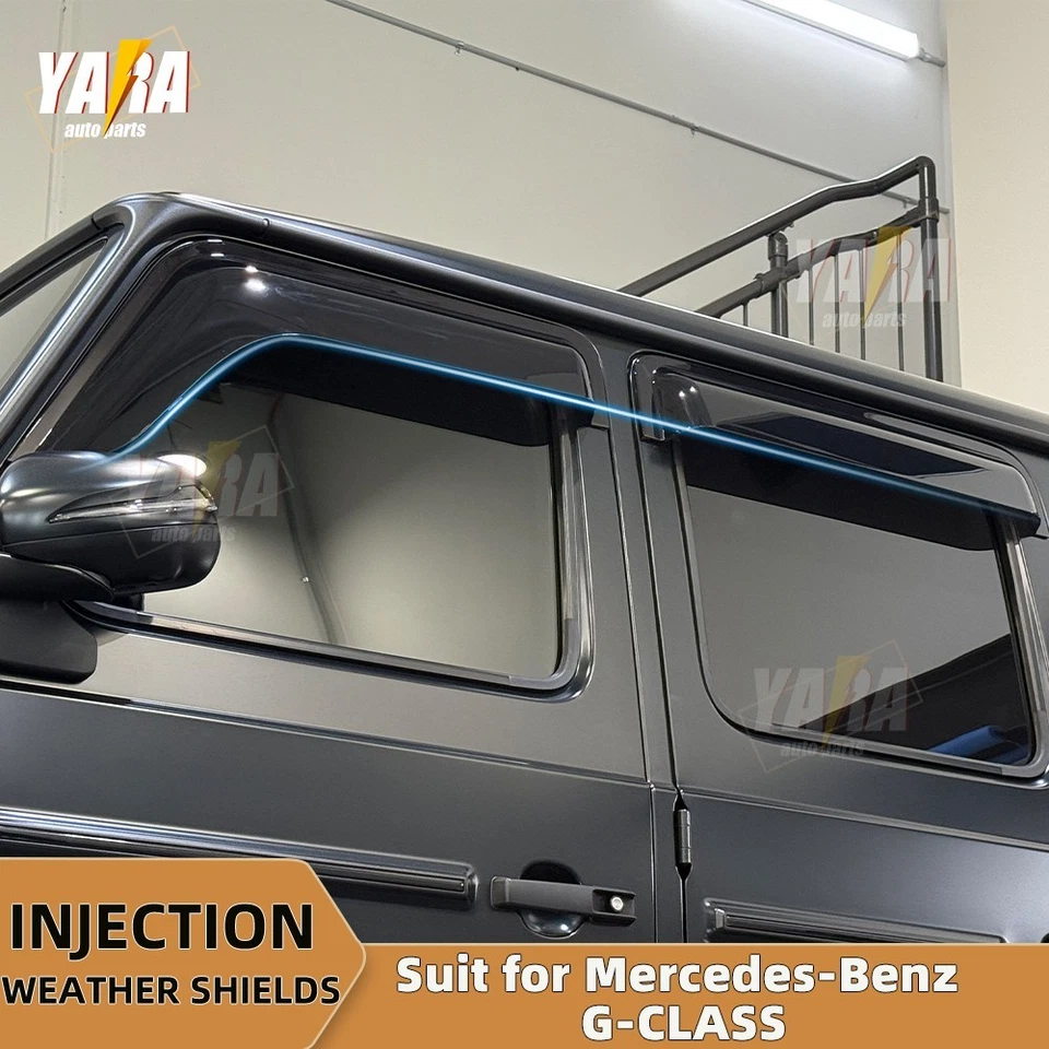 Injection Weather Shields Window Visors for Mercedes-Benz G-Class W463 1990–2018 - Image 2 of 4