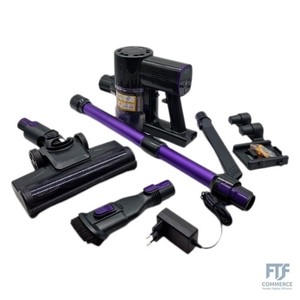 Vexilar Akku Staubsauger Kabellos 45000Pa 500W Akkusauger - Ohne LED-Bürstenkopf