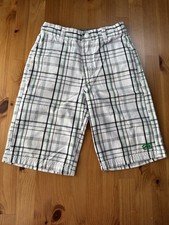 Boys' Vintage ECKO Unlimited Plaid Baggy Bermuda Shorts Size 5