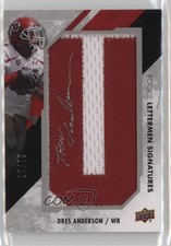 2015 Upper Deck Rookie Lettermen Signatures 13/75 Dres Anderson #RL-DA Auto 7eo