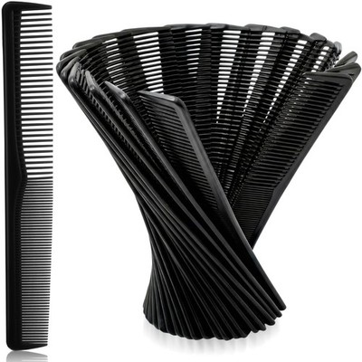 36 Pack Hair Comb Bulk 7 Inch Carbon Fiber Cutting Comb All Purpose for Men Wome