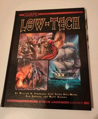 GURPS Low Tech Hardcover Full Color Fourth Edition, Near Mint