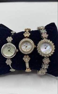 Women's Anne Klein Assorted Stainless Steel Up to 22mm Watch 3pcs. 88.81g