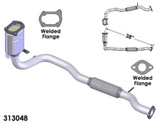 Catalytic Converter for 1998-2000 Ford Contour 2.0L L4 BI-FUEL DOHC