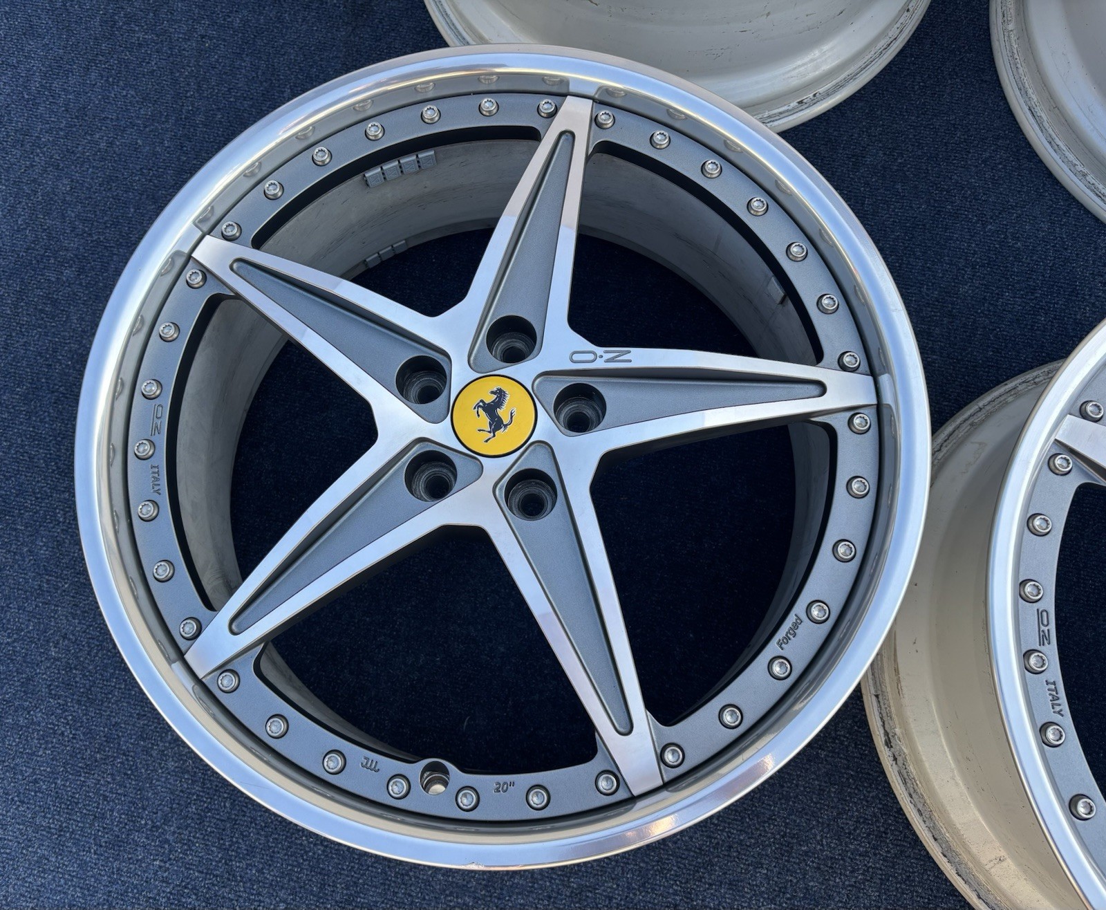 20" FERRARI 599 GTB 612 SCAGLIETTI OZ RACING WHEELS 599 HGTE FORGED RIMS