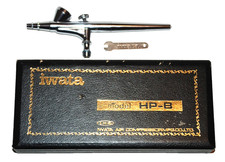 IWATA Airbrush Kit HP-B High Performance Series Art Painting Tool Wrench Case