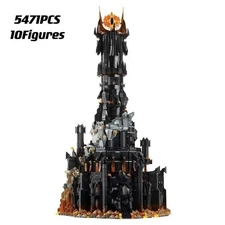 5471Pcs 2025 New 10333 Black Tower Dark Model Building Blocks Kit Bricks