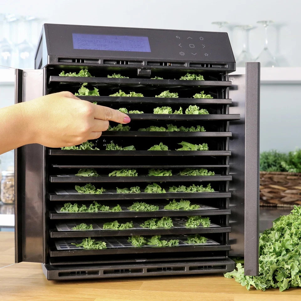 Excalibur 10-Tray Electric Food Dehydrator, Smart Digital Controller Features - Image 3 of 4