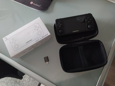 Anbernic RG351P Retro Handheld   128 GB Karte mit Spielen   OVP + Tasche