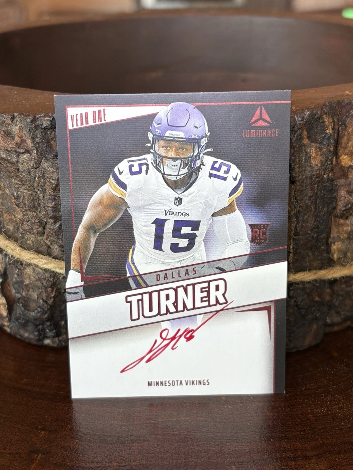 2024 Luminance RED INK Year One Signatures Dallas Turner #YOS-DTR (AU, RC)