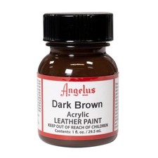Angelus Dark Brown Acrylic Leather Paint 1 Fl Oz Quick Dry Water Based Formula