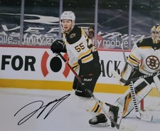 Jeremy Lauzon Autographed Signed Boston Bruins 8x10 Photo COA