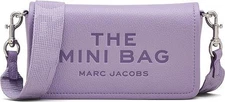 Marc Jacobs The Leather Mini Crossbody Bag - Lilac