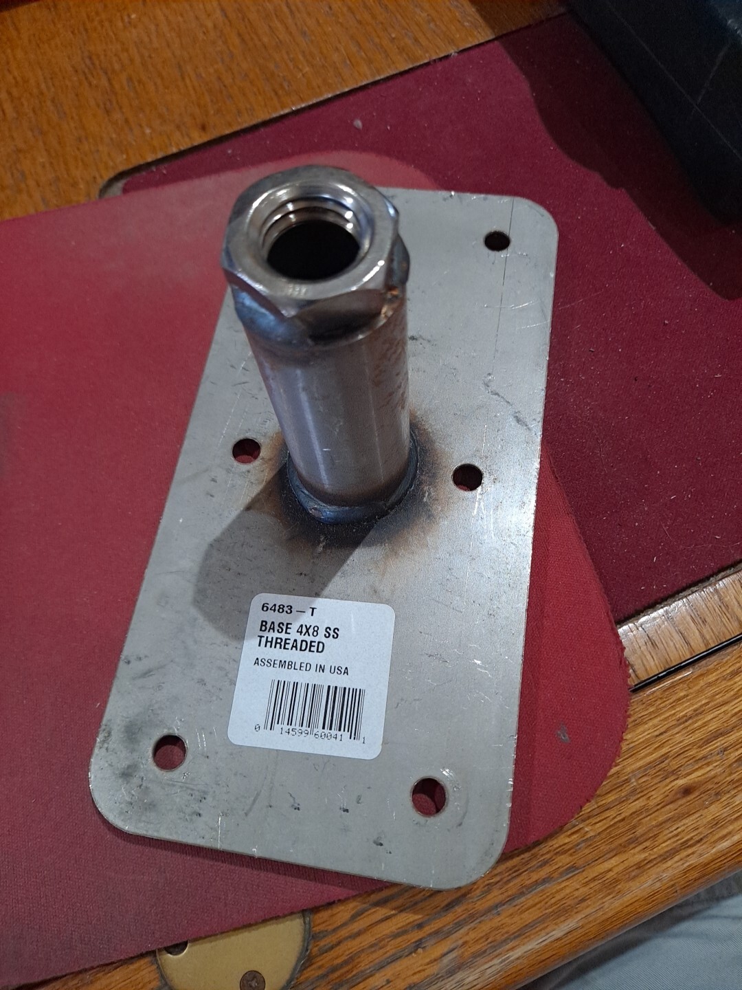 SwivlEze 4x8 Stainless Steel Base 3/4" pin P 6483_T eBay