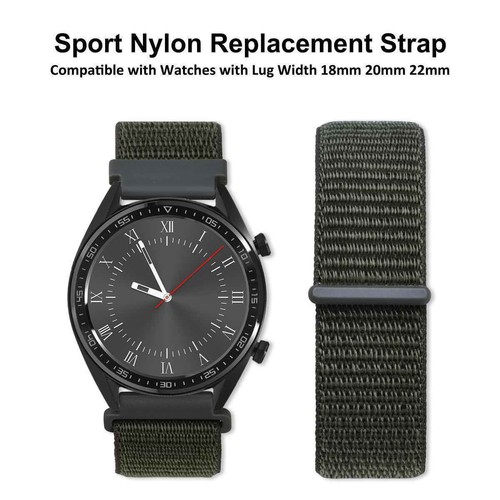 Nylon strap Watch Band 20 22mm Watchband for Men Quick Release For Samsung Watch - Picture 40 of 65