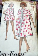 LOVELY VTG 1960s PAJAMAS  ROBE ADVANCE Sewing Pattern 14/34