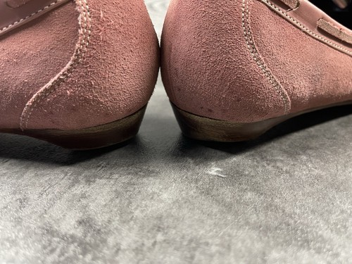 Cole Haan Penny Loafer Damen 10B Schuhe Rouge Rosa Wildleder Leder Slipper Mokassinnaht - Bild 11 von 15