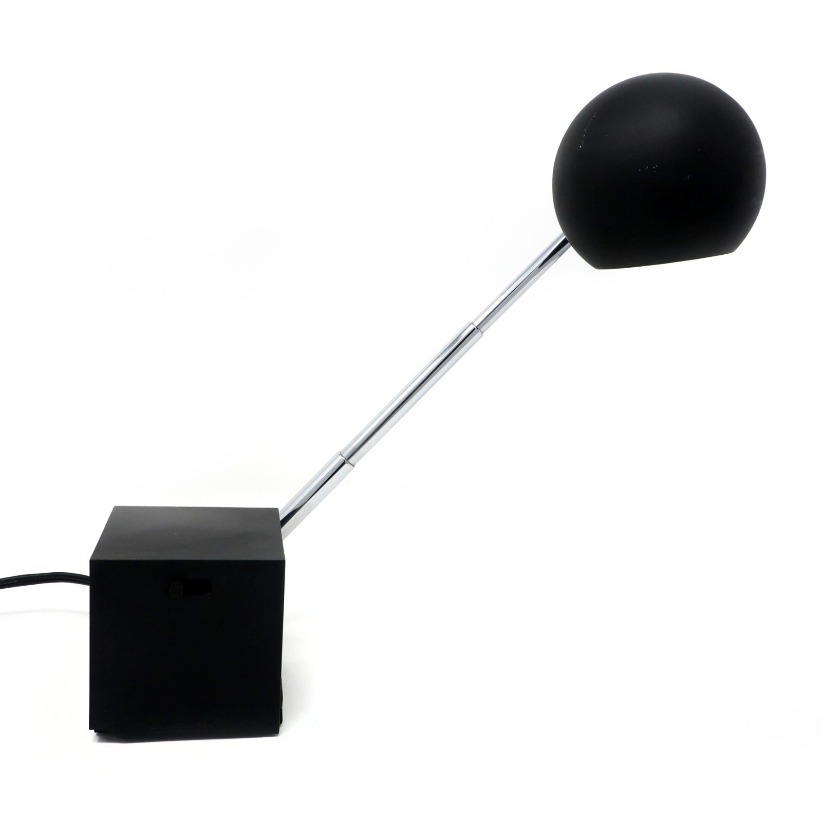 Lytegem 8001 Black Telescoping Desk Lamp by Lightolier Designed by