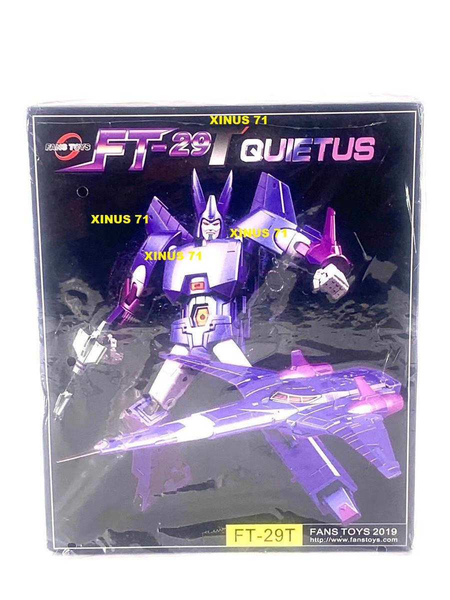 中古 FansToys FT-29T Quietus サイクロナス似 FansToys FT-29T Quietus Ft29T Action Figure Metal Chorme