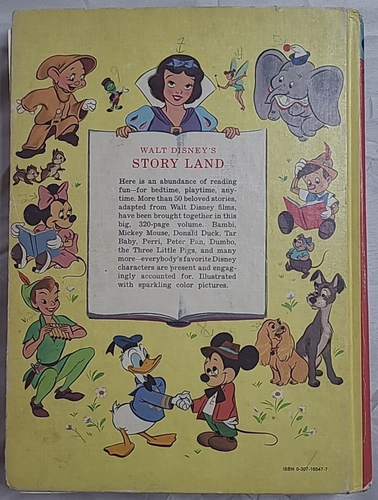 Libros dorados de Walt Disney's Story Land 1962 55 historias favoritas HC de colección Mickey - Imagen 2 de 12