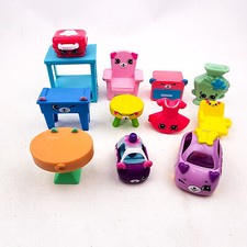 Moose Shopkins Mixed Accessories Lot of 11 Furniture Dress Cars Table Chair