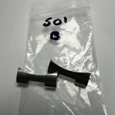 Rolex used pair of endlinks steel 501B 16710 16570 16610 16700 Submariner GMT