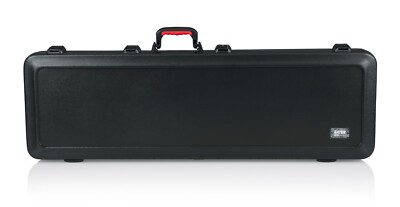Gator Cases Molded Flight Case for Bass Guitar - LED Lighting; TSA Latches