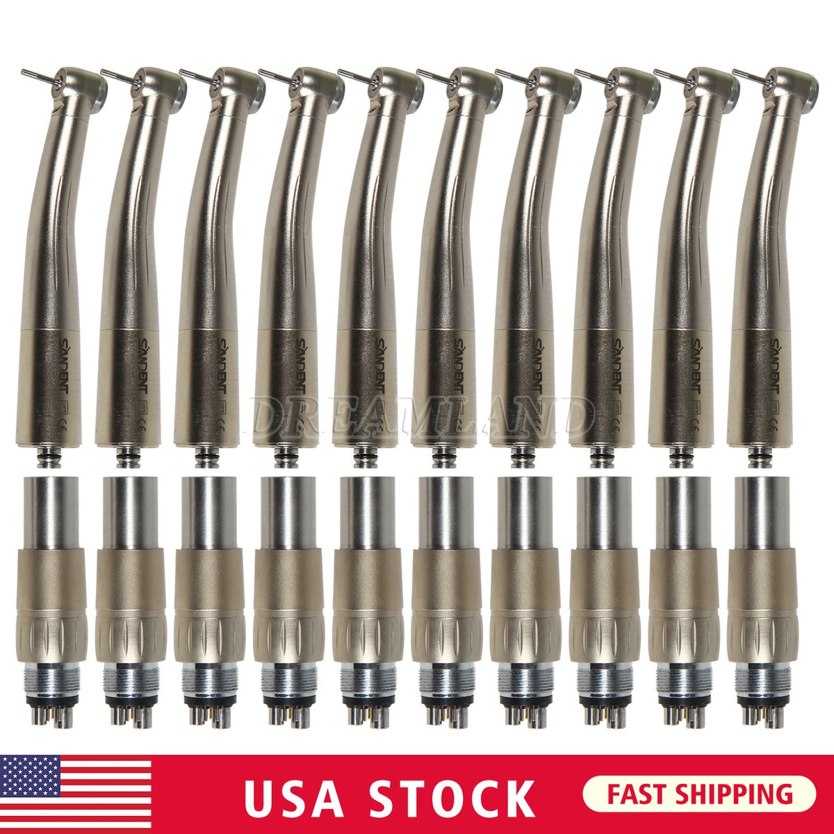 NSK STYLE DENTAL LED E-generator Fiber Optic High Speed Handpiece