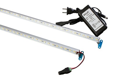 LEDUPDATES Showcase LED Light 40'' retail Display V5630 20'' + 20'' + UL Power
