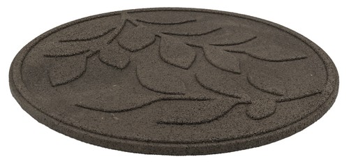 Garden Recycled Stepping Stones Scroll with LEAF design, Rubber hard wearing - Picture 25 of 44