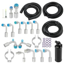 Universal Ac Systme Air Condition Hose Kit Drier Fittings
