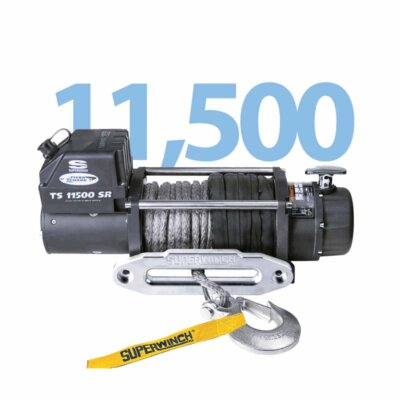 Electric Winch Superwinch Tigershark 11500 1511201 with synthetic rope 4x4 NEW !