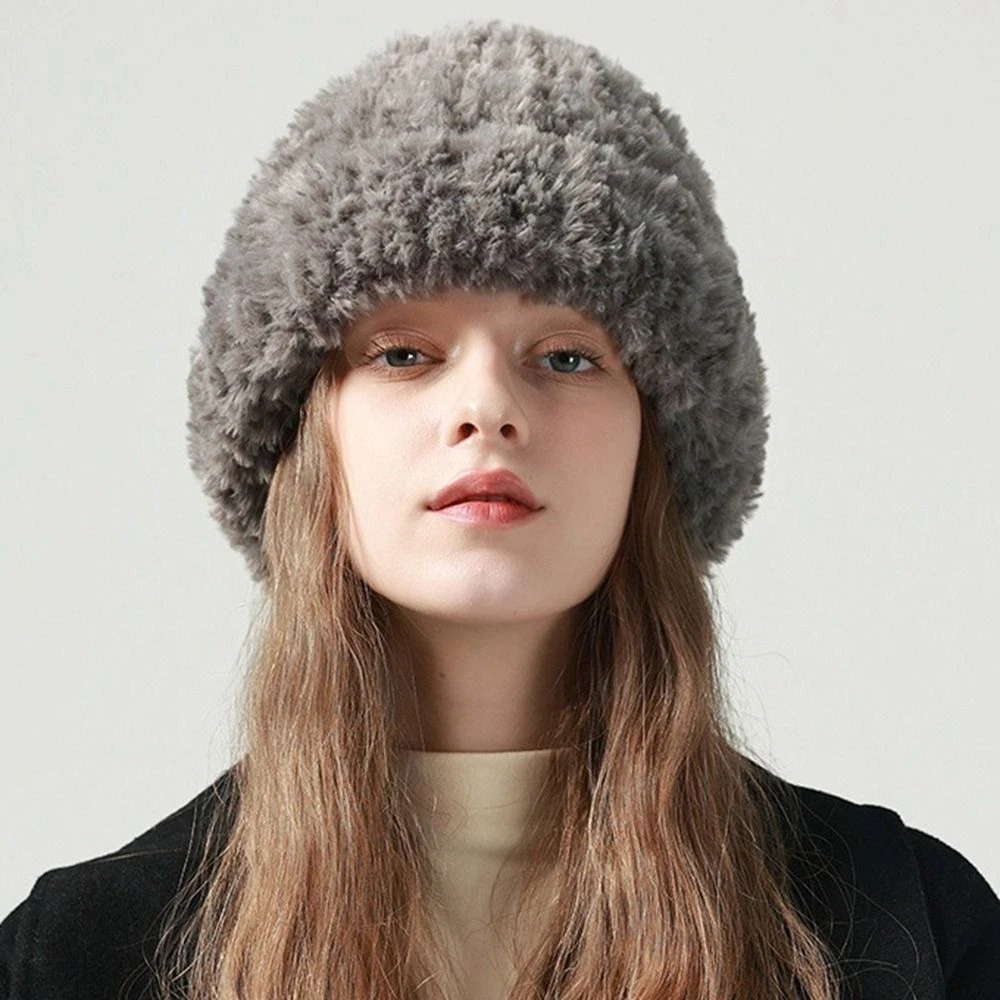 Fluffy cap best sale