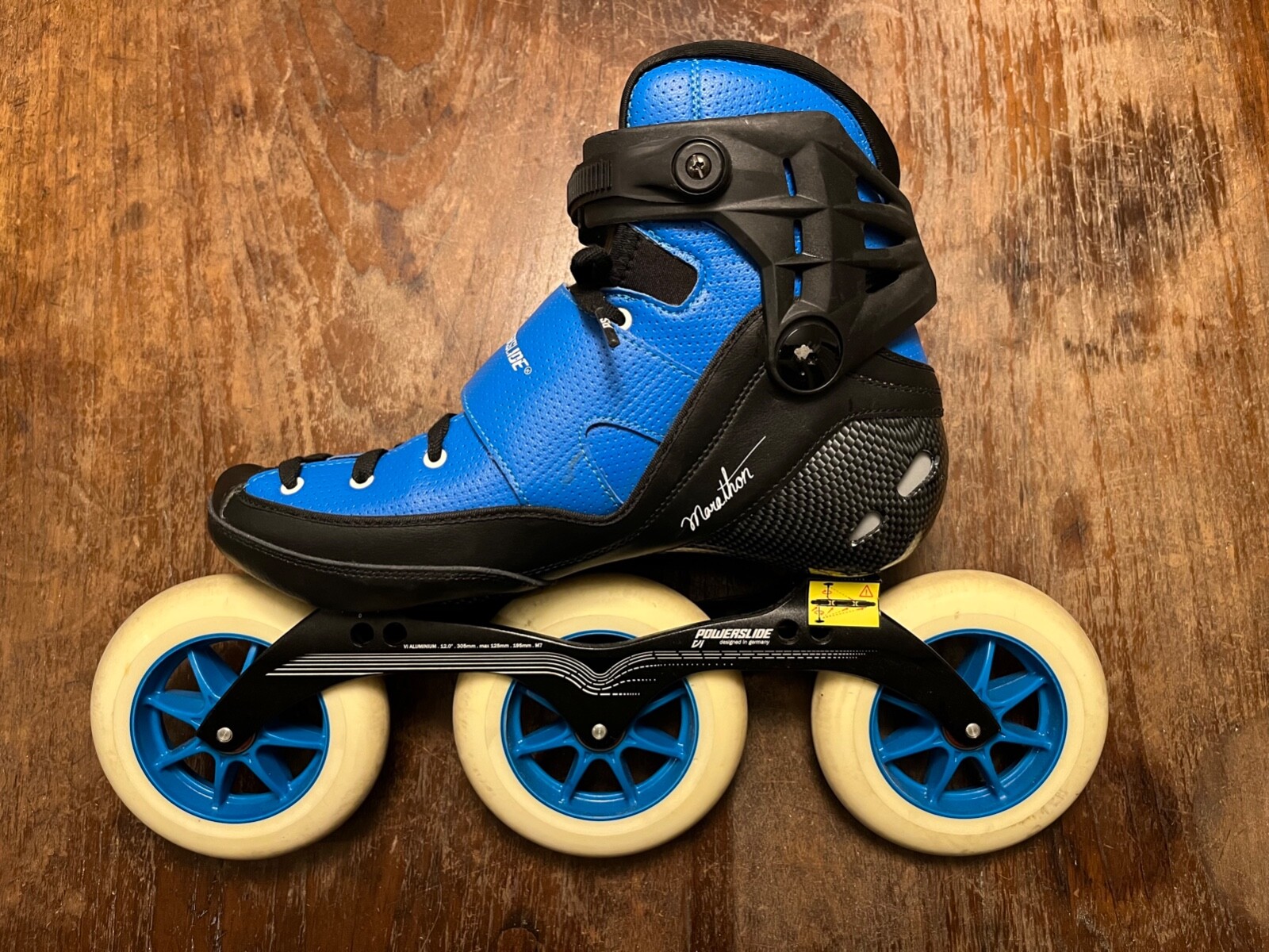 Powerslide Marathon Inline Skates Size 44, Mens 11 Barely used