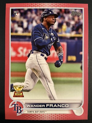 Wander Franco RC, Mother's Day Pink #d 33/50 SSP - 2022 Topps