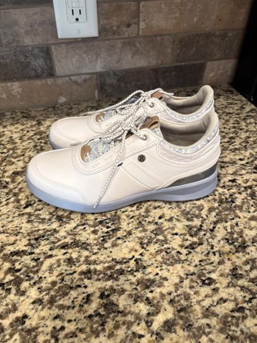 FootJoy Stratos Luxury Casual Spikeless 90111 Golf Shoe White Womens US 8 - Picture 3 of 13