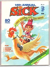 SICK ANNUAL #14 humor magazine (Mad, Cracked) 1974 comic USA BOOK no inserts FN+