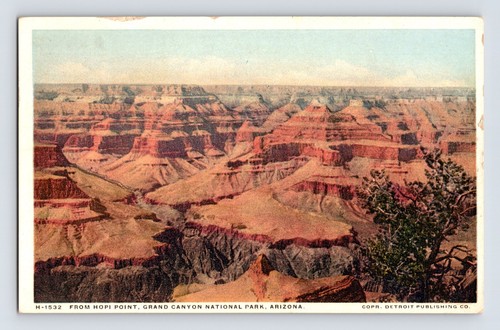 Photogravure Ancienne Grand Canyon 1910 - Desert View Road, Fred Harvey, Encadrable