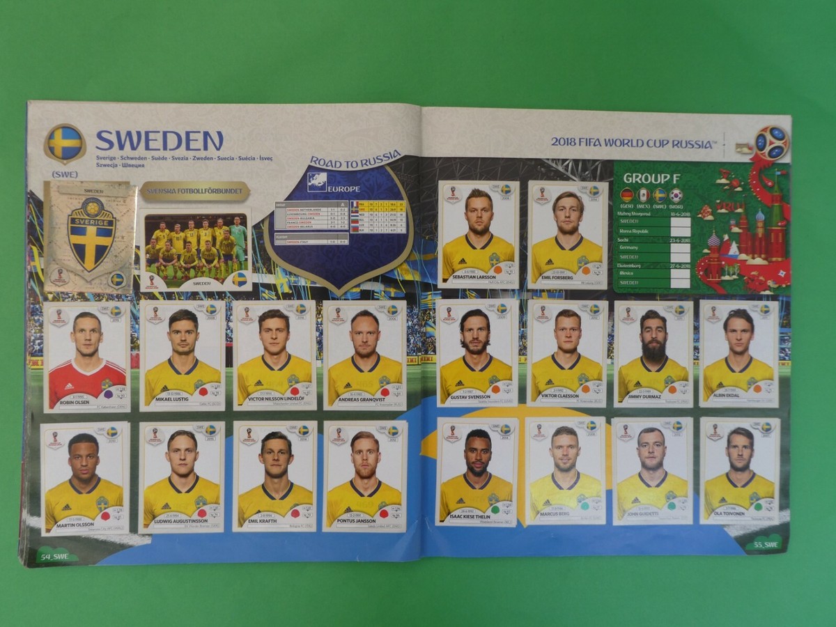 Album Panini Coupe Du Monde 2018 – Autocollants Complet, Russie