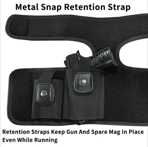 Conceal Carry Leg Holster With Stretchy Straps - Picture 2 of 8