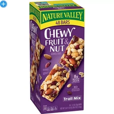 Nature Valley Chewy Trail Mix Fruit & Nut Granola Bars (select quantity below)